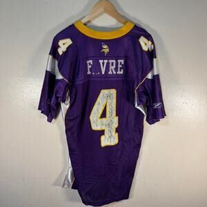 Vintage 2000s Reebok Minnesota Vikings Brett Favre Jersey Size Men’s L